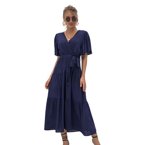 Robe cocktail bleu online nuit